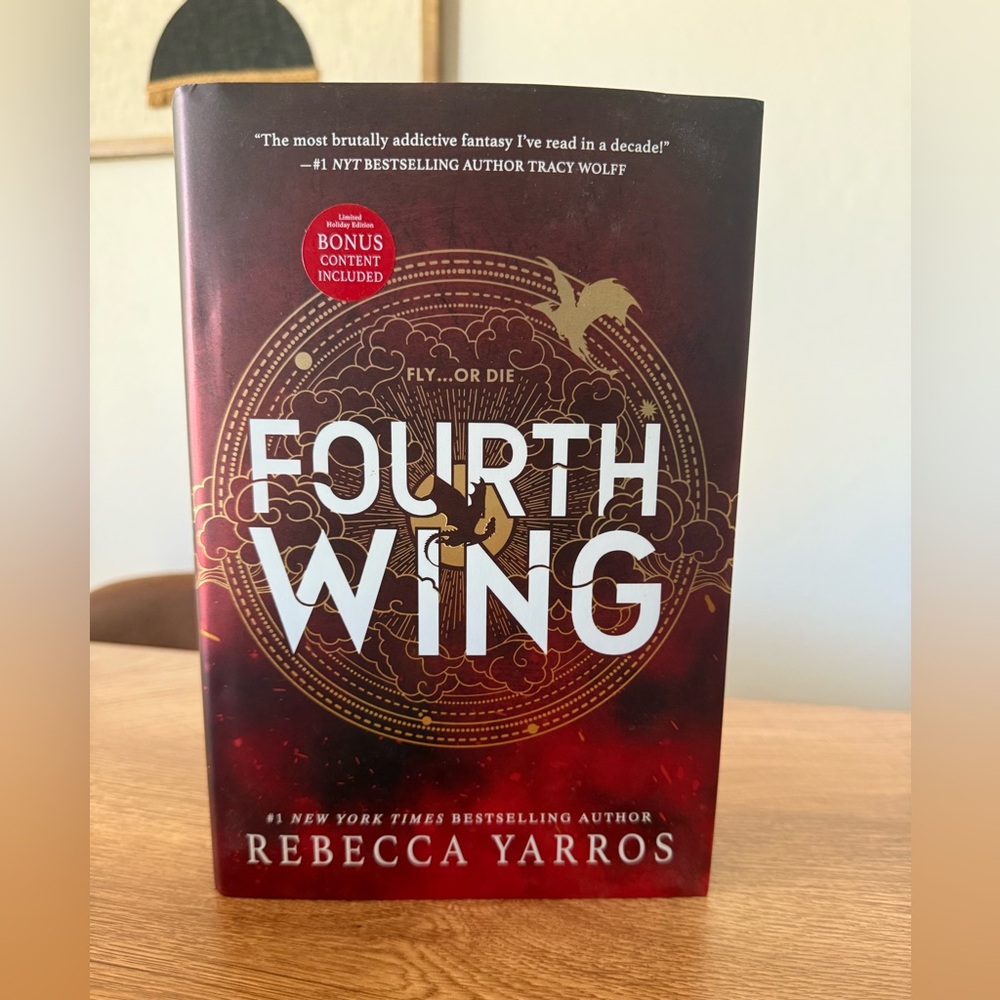 Fourth Wing Hardcover Holiday Special Edition Book